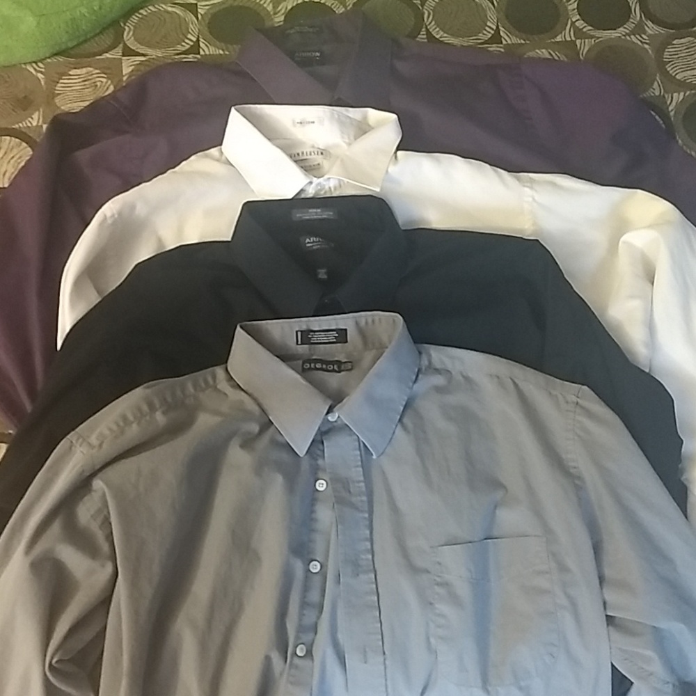 4 XXL used Dress shirts